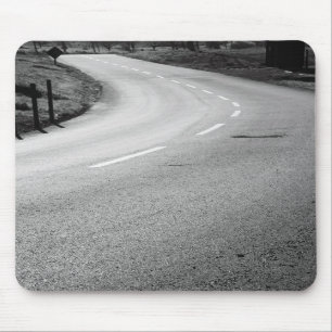 Curvy Straße Mousepad