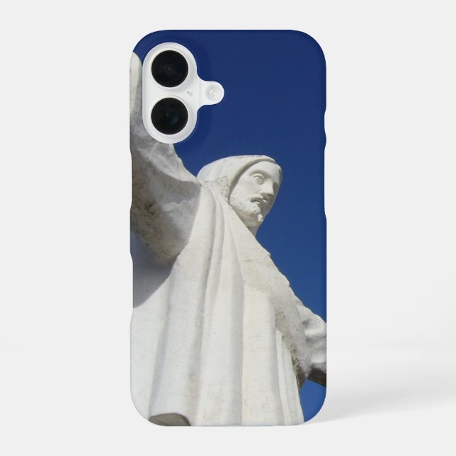 Cusco Jesus iPhone 16 Hülle (Rückseite)