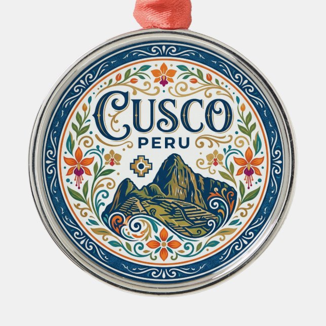 Cusco, Peru Peru Ornament Aus Metall (Vorne)