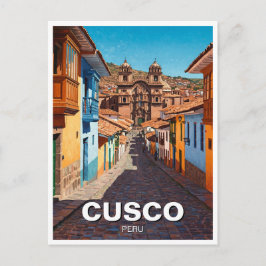 Cusco Peru Travel Postkarte