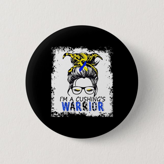Cushing-Syndrom Warrior Button (Vorderseite)
