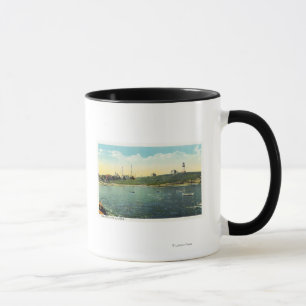 Cushings Insel-Ansicht des weißen Kopfes Tasse