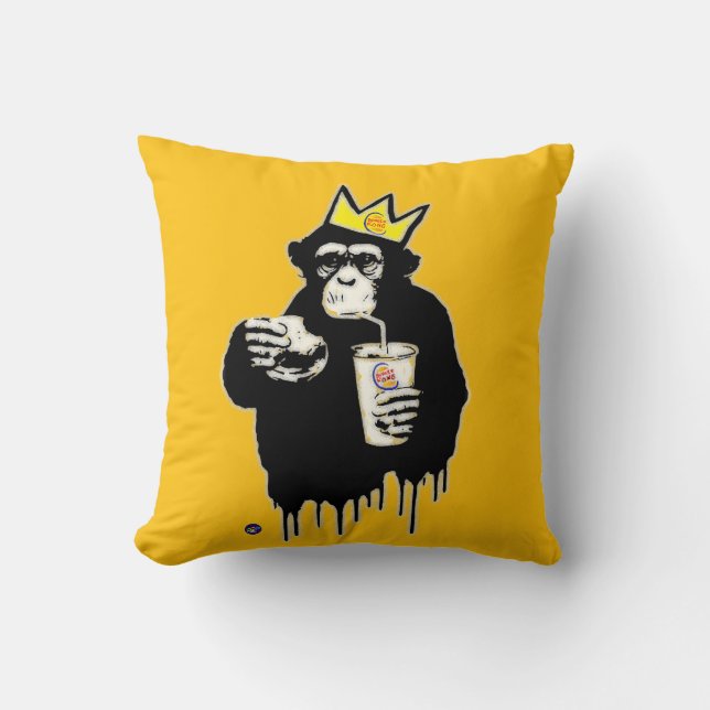 Cushion | Burger Kong Kissen (Vorderseite)