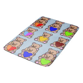 Cushiony Soft Luxurious Memory Foam, Teddy Bär Badematte