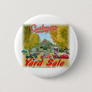 Cushman Garagenflohmarkt Button