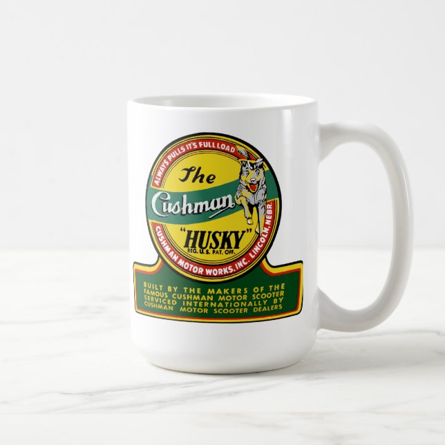 Cushman Scooters Husky Kaffeetasse (Rechts)