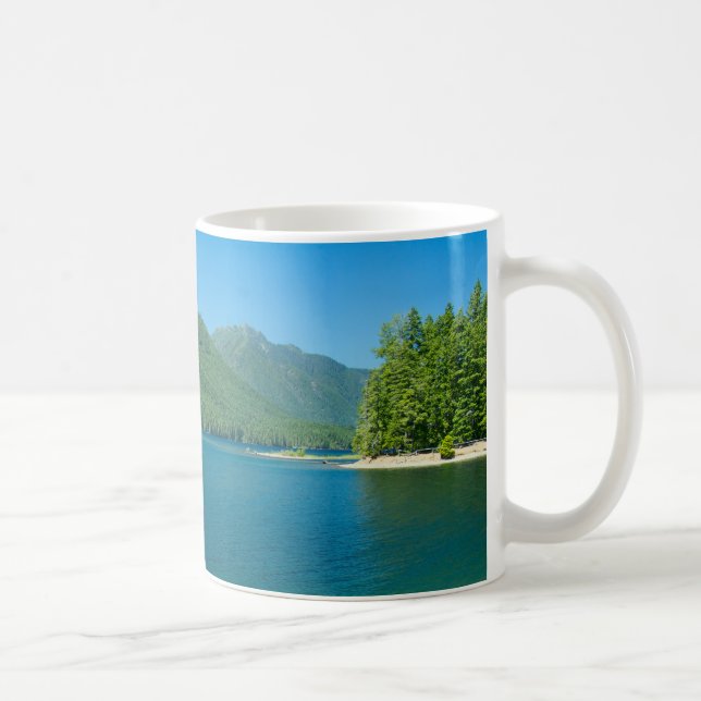 Cushman-See im Sommer Kaffeetasse (Rechts)