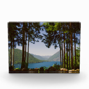 Cushman-See, Washington im Sommer Fotoblock