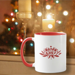 Cusomizable Flaming Lotus Blume Tasse
