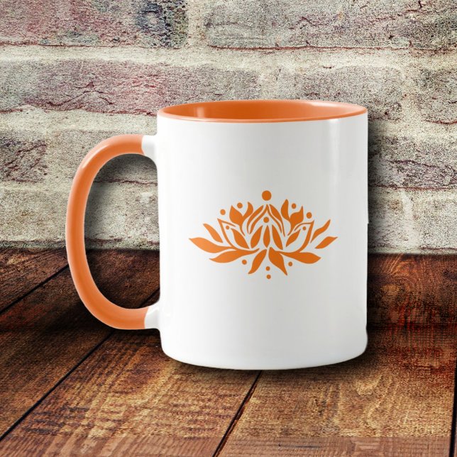 Cusomizable Flaming Lotus Blume Tasse (Von Creator hochgeladen)