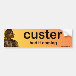 custer autoaufkleber