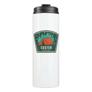 Custer National Forest Camping Thermosbecher