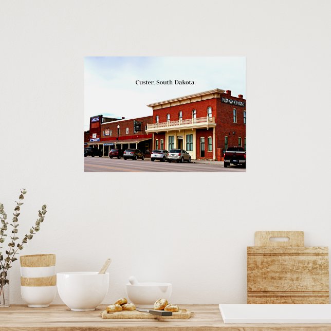 Custer, South Dakota Poster (Küche)