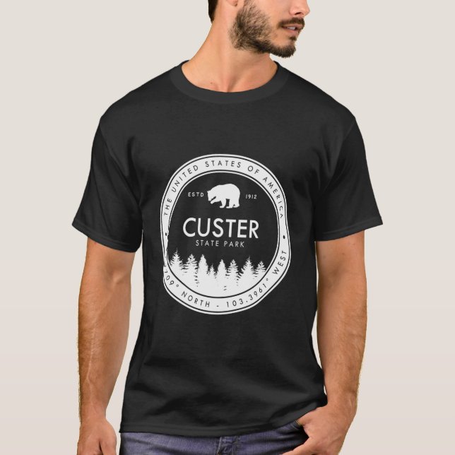 Custer Staat Park South Dakota Geschenke Sd T-Shirt (Vorderseite)