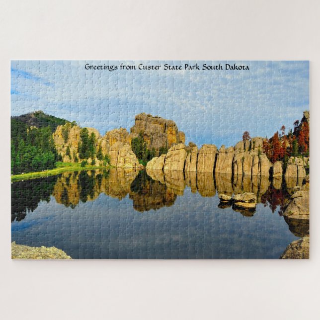 Custer Staat Park South Dakota Jigsaw Puzzle (Horizontal)
