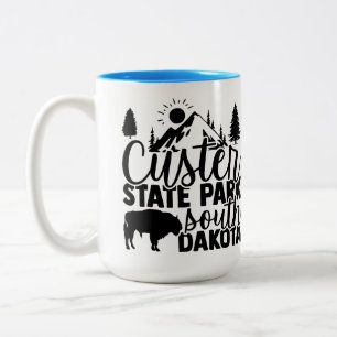 Custer Staat Park Zweifarbige Tasse