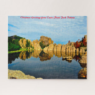 Custer State Park Dakota. Weihnachtsgrüße