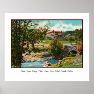 Custer State Park Game Lodge Druck Poster
