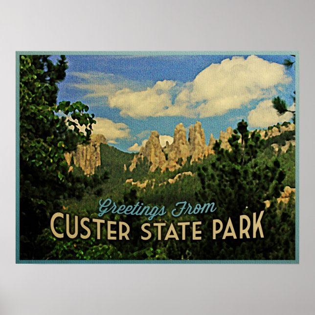 Custer State Park Poster (Vorne)