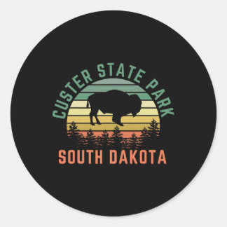 Custer State Park  Runder Aufkleber