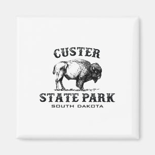 Custer State Park South Dakota Amerikanischer Biso Magnet