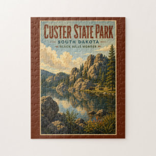 Custer State Park South Dakota Illustration Reise