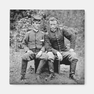 Custer u. Gefangener, 1862 Magnet