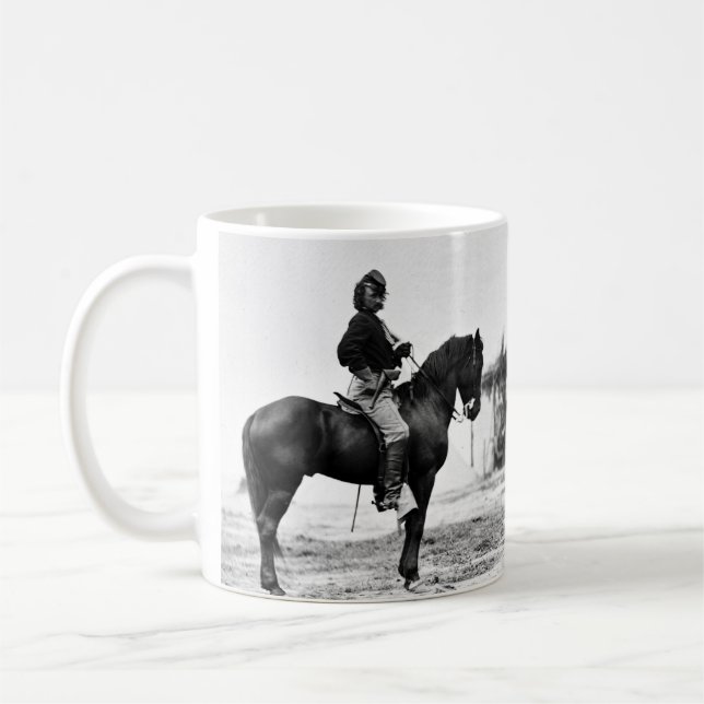 Custer und Pleasanton Kaffeetasse (Links)