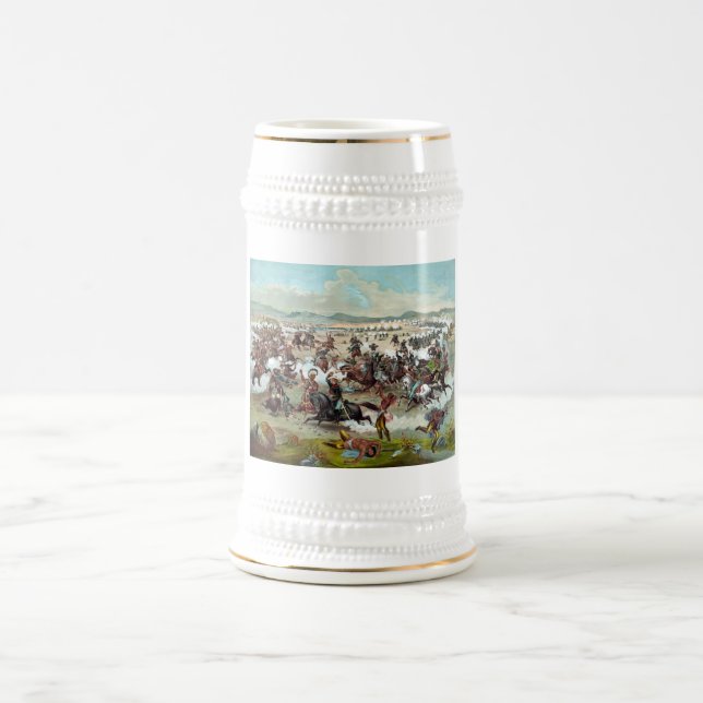 Custers letzter Stand Bierglas (Mittel)