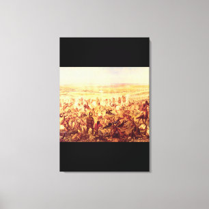 Custers letztes Fight', Unknown_Art von Amerika Leinwanddruck