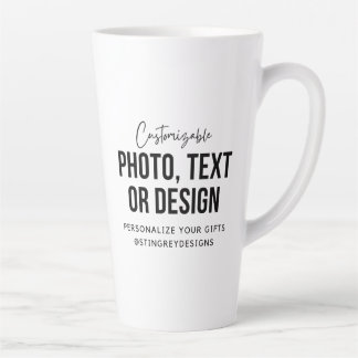 Custom 17 oz Latte Mug | Personalized Coffee Cup Milchtasse