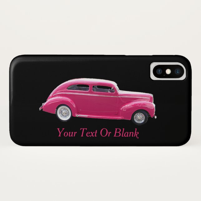 Custom 1940 Famous American Make Sedan Case-Mate iPhone Hülle (Rückseite (Horizontal))
