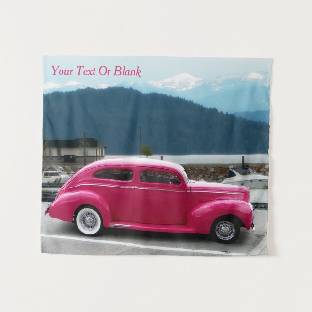 Custom 1940 Famous American Make Sedan Wandteppich (Vorderseite (Horizontal))