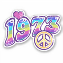 Custom 1973 Pro Roe Sticker- Beauty Hippy Design