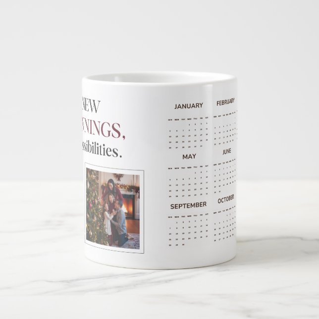 Custom 2025 Calendar Kaffee Tasse (Vorderseite)