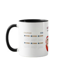 Custom 2025 Calendar Kaffee Tasse
