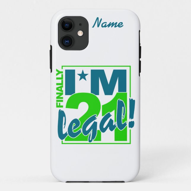Custom 21 & Legal iPhone Case-Mate Hülle (Rückseite)