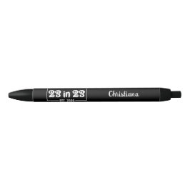 Custom 23. Geburtstag Geschenk 23 in 23 Est 2000 Kugelschreiber