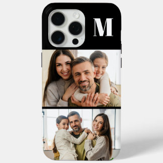 Custom 2 Family Photo & Monogrammed Case-Mate iPhone Hülle