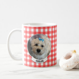 Custom 2 Foto Country Red Buffalo Karo Kariert Hau Kaffeetasse