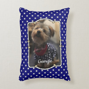 Custom 2 Fotos USA American Flag Patriotic Niedlic Dekokissen