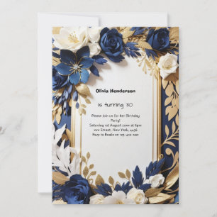 Custom 30. Geburtstagseinladung Einladung