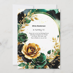 Custom 30. Geburtstagseinladung Einladung