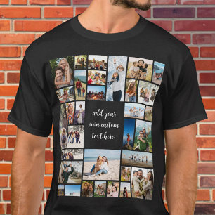 Custom 32 Foto Collage T-Shirt