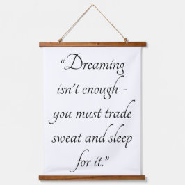 Custom 36x26 Quote Art Decorative Wall Tapestry Wandteppich Mit Holzrahmen