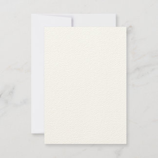 Custom 3.5" x 5" Rustikale Felt Ecru Einladungskar Einladung