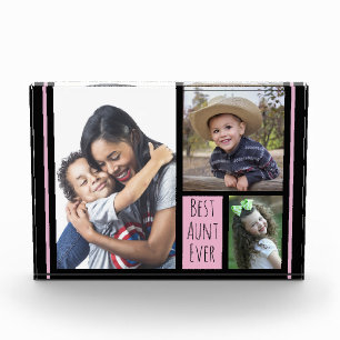 Custom 3 Foto Collage Beste Tante je  