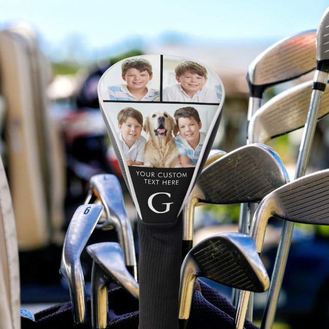 Custom 3 Foto Collage Mit Monogramm Golf Headcover (Von Creator hochgeladen)