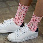 Custom 3 Foto Muttertag Funny Face Socks Socken<br><div class="desc">3 Fotovorlage Beste Mama je Funny Face Socks</div>