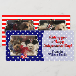 Custom 3 Fotos USA American Flag Patriotic Niedlic